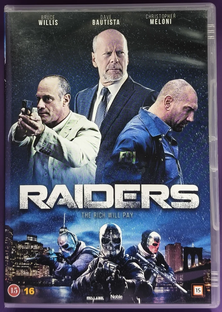 DVD) RAIDERS (2016) Bruce Willis, Dave Bautista