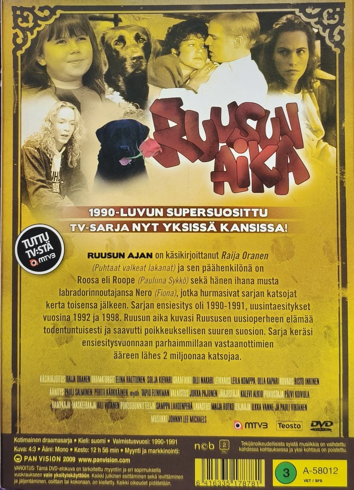 3 DVD BOKSI) RUUSUN AIKA (1990-91) KOKO SARJA
