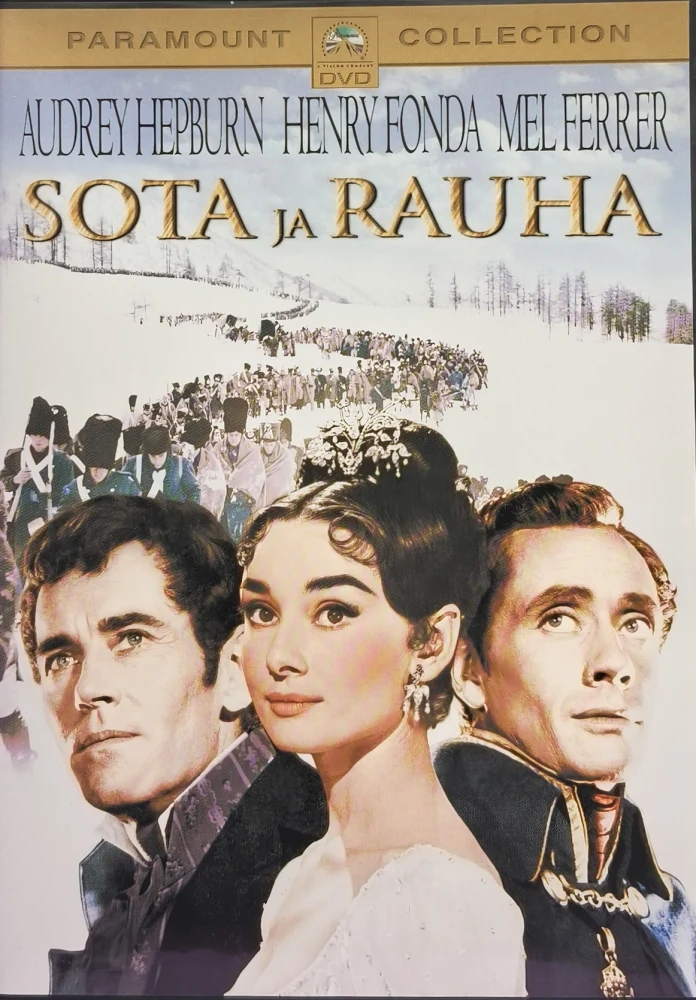 DVD) Audrey Hepburn: Sota ja rauha (1956) SUOMIKANNET