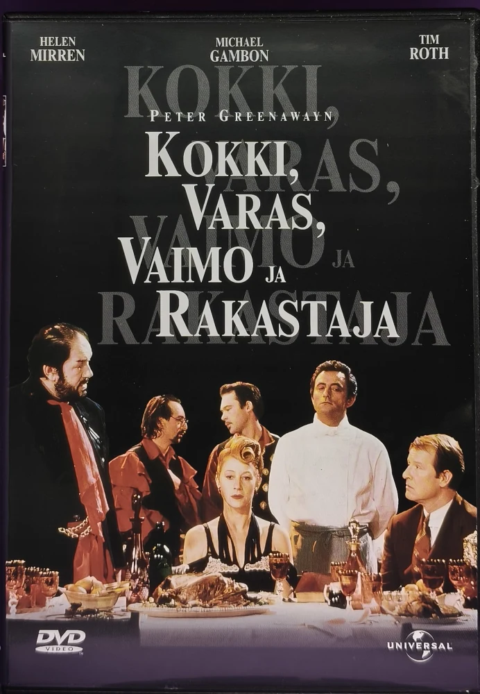 DVD) Kokki, varas, vaimo ja rakastaja (1989) SUOMIKANNET