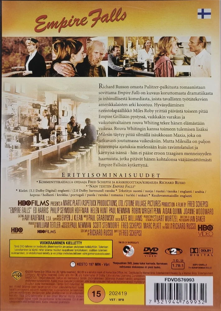 2 DVD) Empire Falls (2005) Ed Harris, Philip Seymour Hoffman