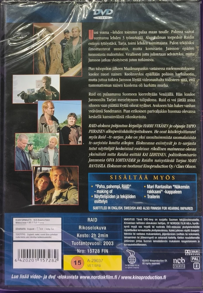 UUSI (DVD) Kai Lehtinen: RAID (2006)