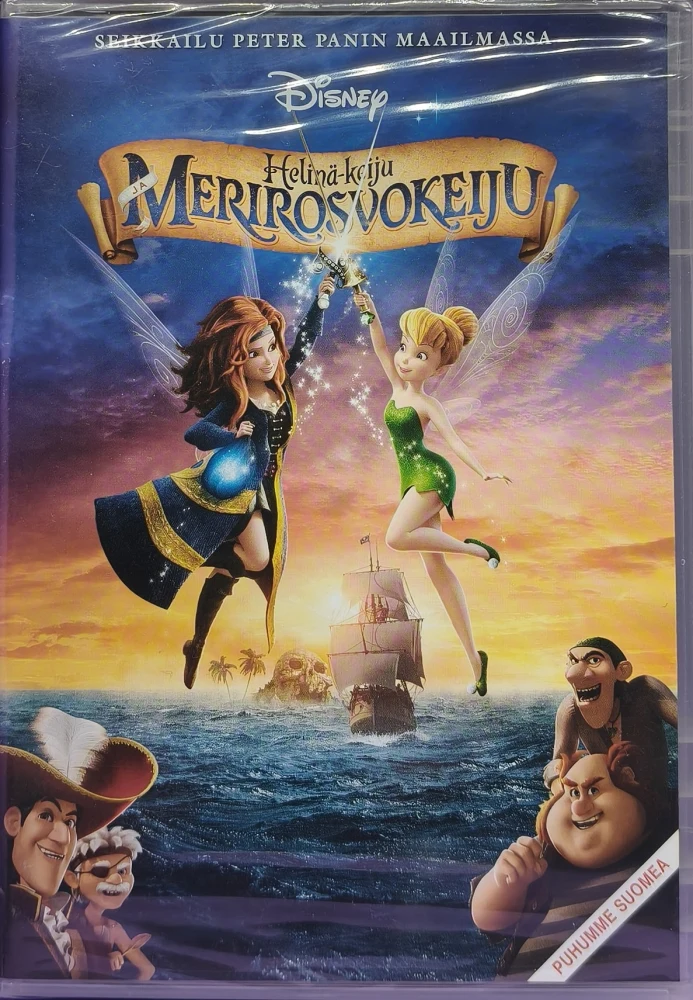 UUSI (DVD) WALT DISNEY: Helinä-keiju ja Merirosvokeiju (2014)