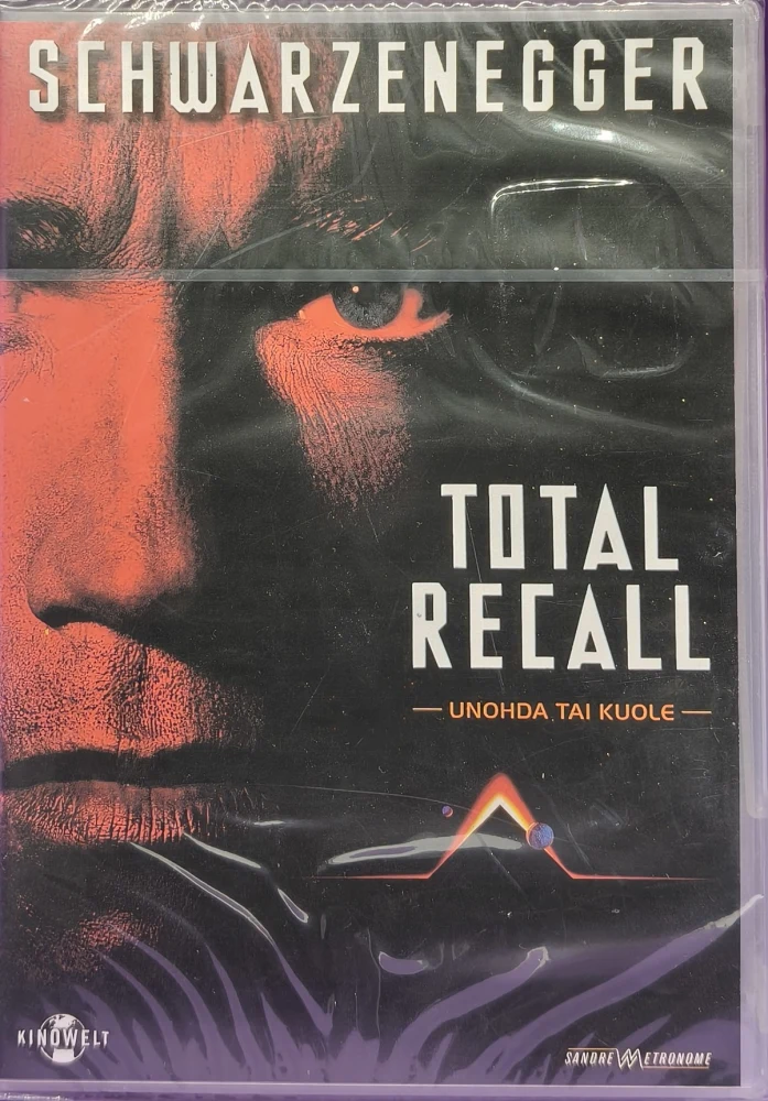 UUSI! DVD) Total Recall - unohda tai kuole (1990) SUOMIKANNET