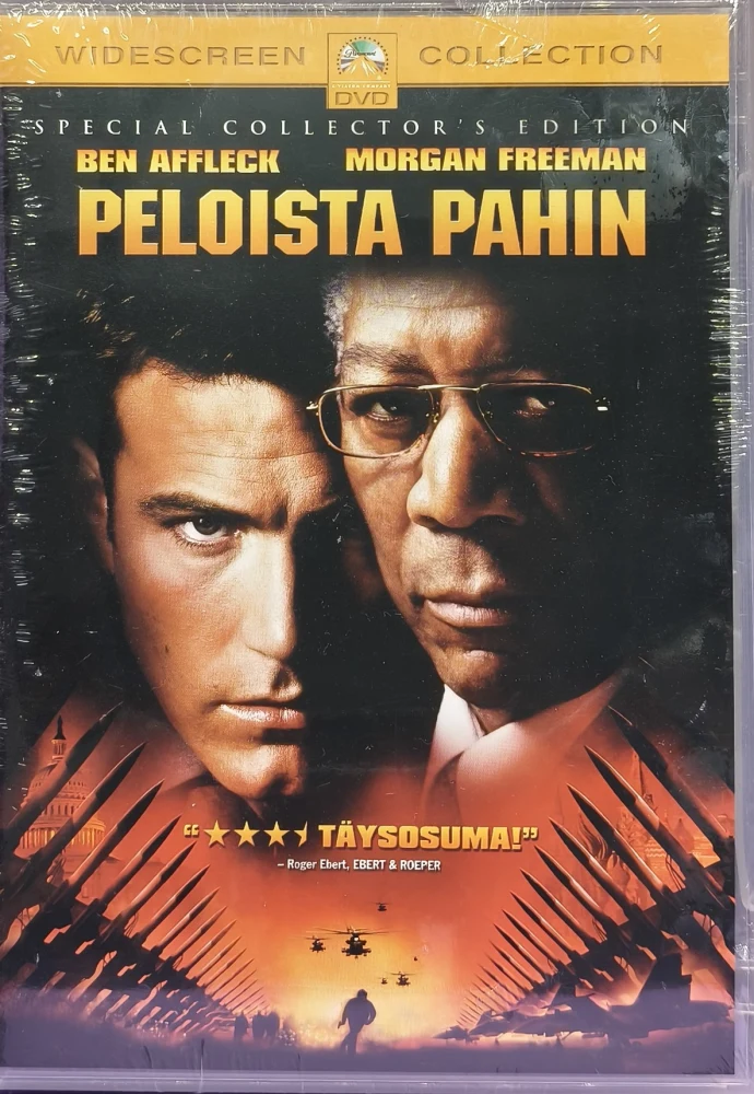 UUSI (DVD) Peloista Pahin  -  The Sum Of All Fears (2002)