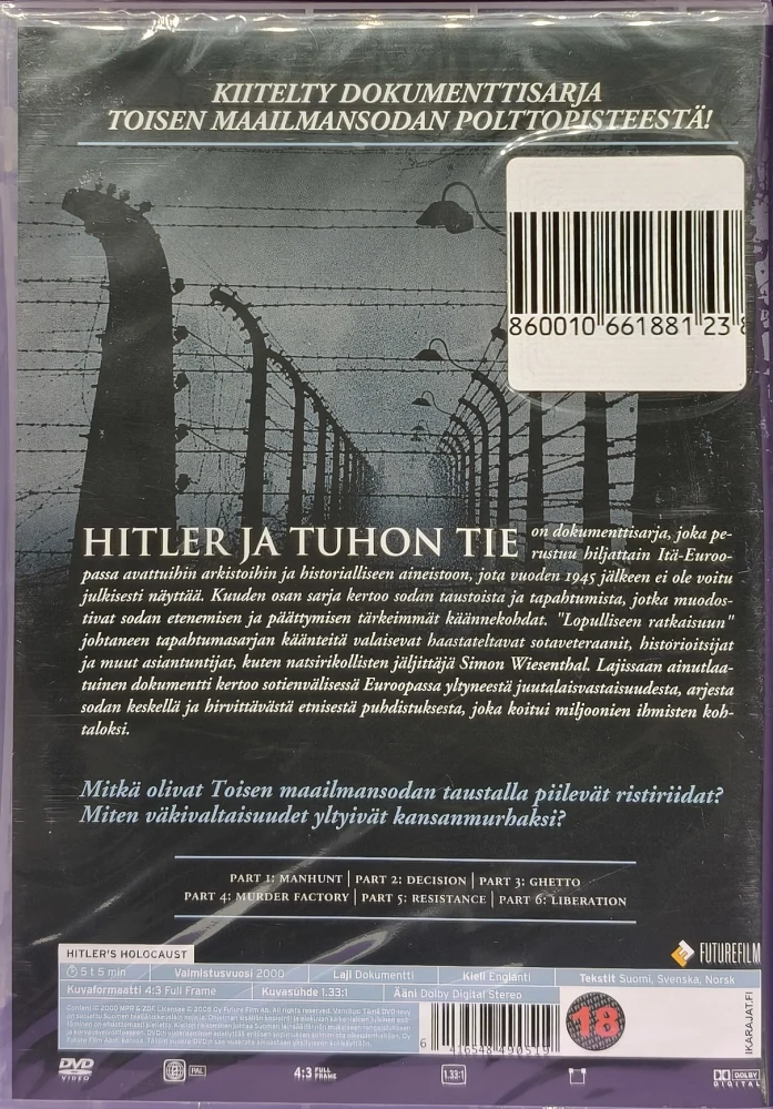 UUSI (3 DVD) Hitler & Tuhon tie - Hitler's Holocaust (2000)
