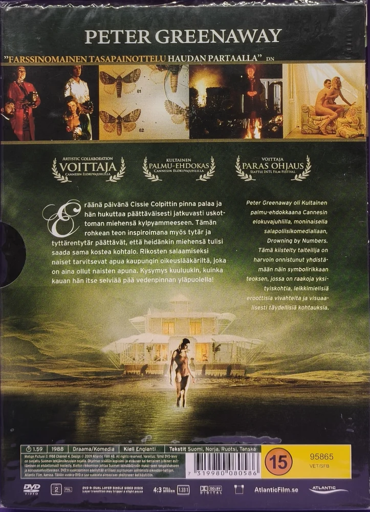 UUSI (DVD) Drowning by Numbers - Kohtalokkaat numerot (1988)