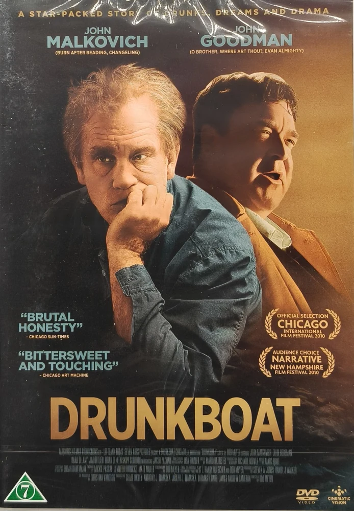 UUSI (DVD) John Malkovich, John Goodman: Drunkboat (2010)