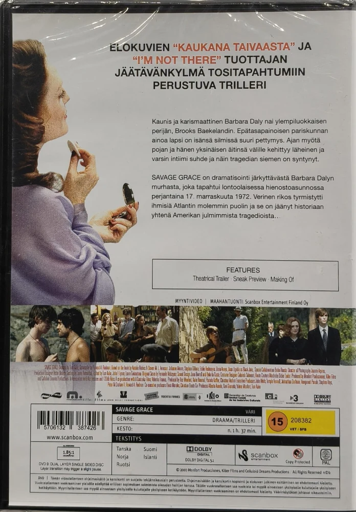 UUSI (DVD) Julianne Moore: Savage Grace (2007) SUOMIKANNET