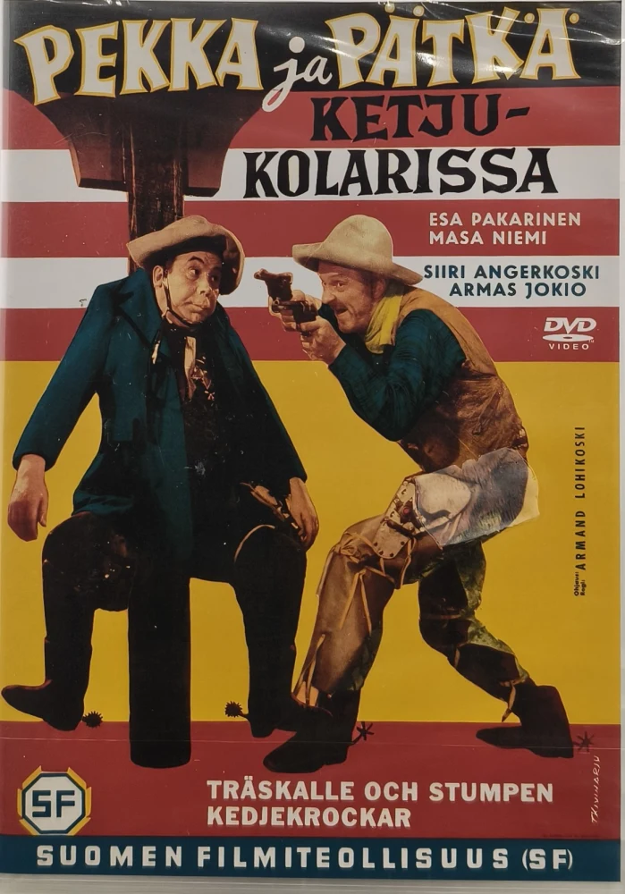 UUSI (DVD) PEKKA JA PÄTKÄ - KETJUKOLARISSA (1959)