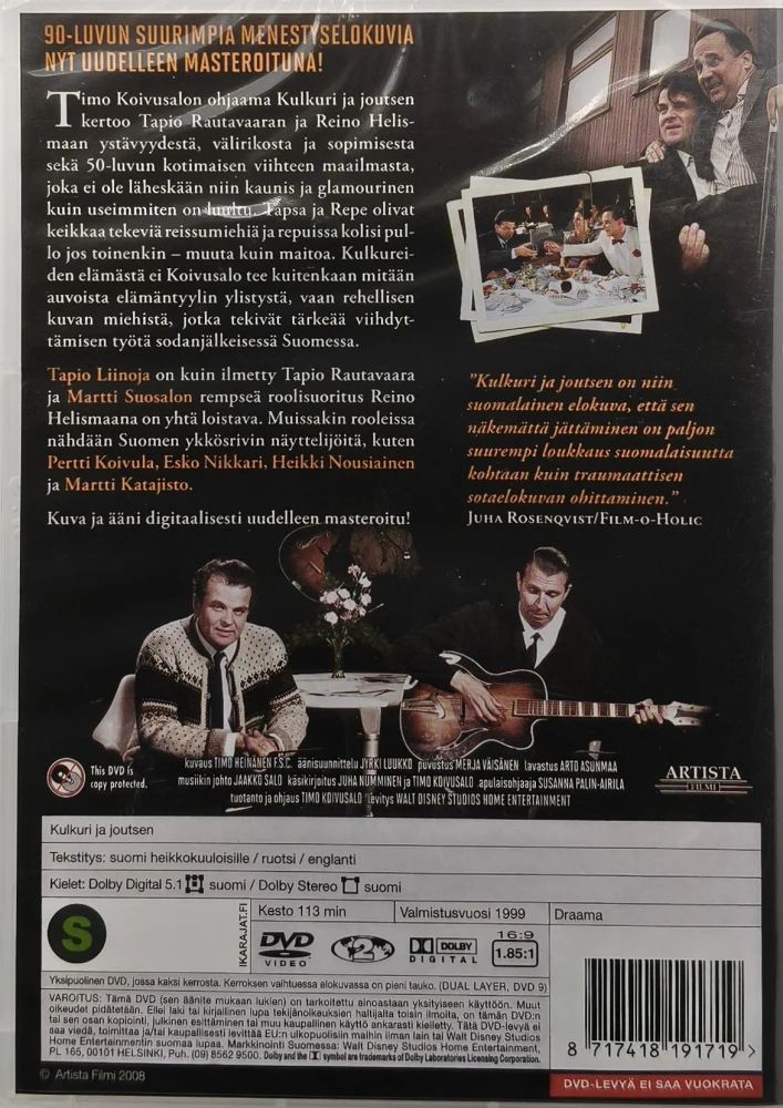 UUSI (DVD) Martti Suosalo: Kulkuri ja Joutsen (1999)