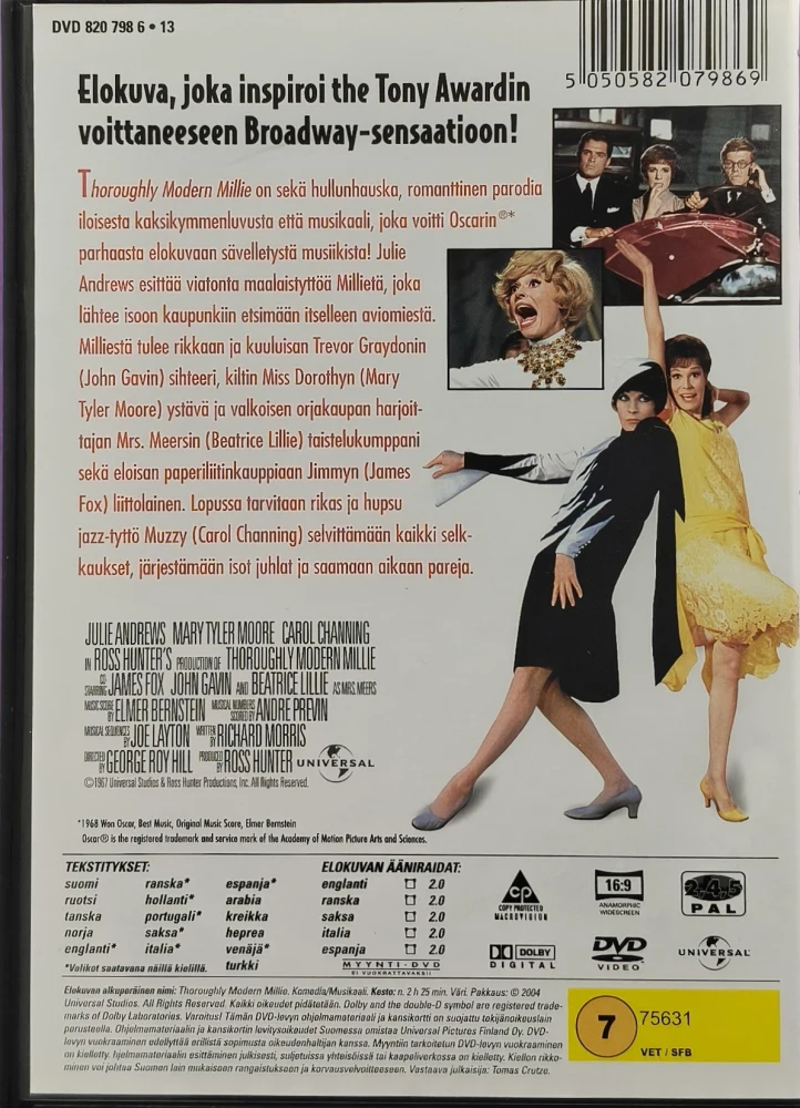 DVD) Julie Andrews: Thoroughly Modern Millie  - Moderni Millie (1967)