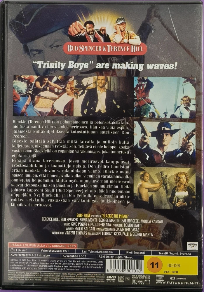 DVD) Terence Hill: Pääkallolipun alla (1971)