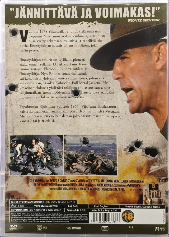 DVD) Ilmestyskirjan Soturit - The Boys in Company C  (1978)