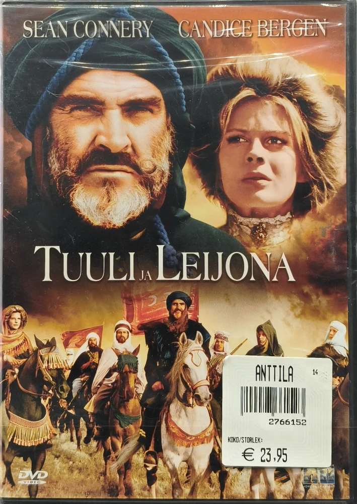 UUSI (DVD) Sean Connery: Tuuli ja Leijona (1975) SUOMIKANNET