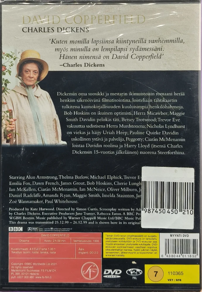 UUSI (DVD) Charles Dickens: David Copperfield 1999) BBC