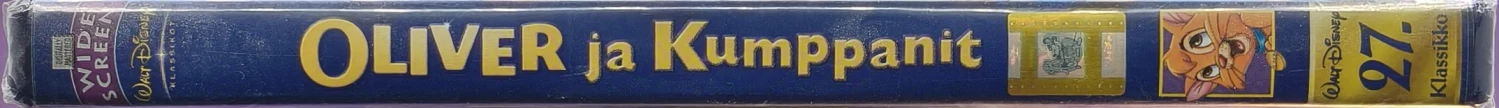 UUSI (DVD) Walt Disney Klassikko 27. - Oliver ja Kumppanit (1988)