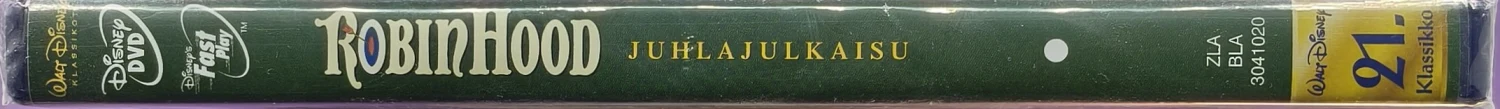 UUSI (DVD) Walt Disney Klassikko 21: Robin Hood (1973)