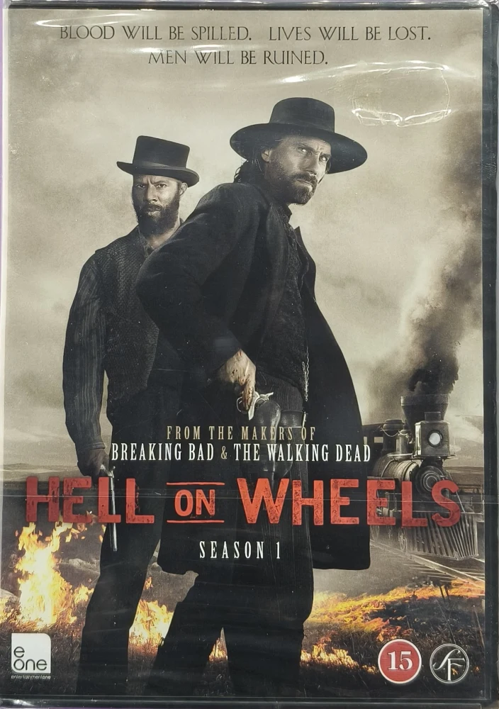 UUSI (3 DVD) Hell on Wheels - Kausi 1 (2011)