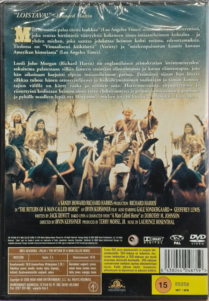 UUSI (DVD) Richard Harris: Mies hevosena - paluu (1976)