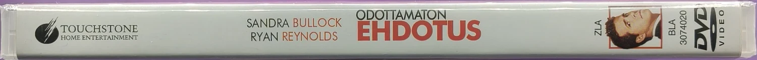 UUSI (DVD) Sandra Bullock: Odottamaton Ehdotus (2009)