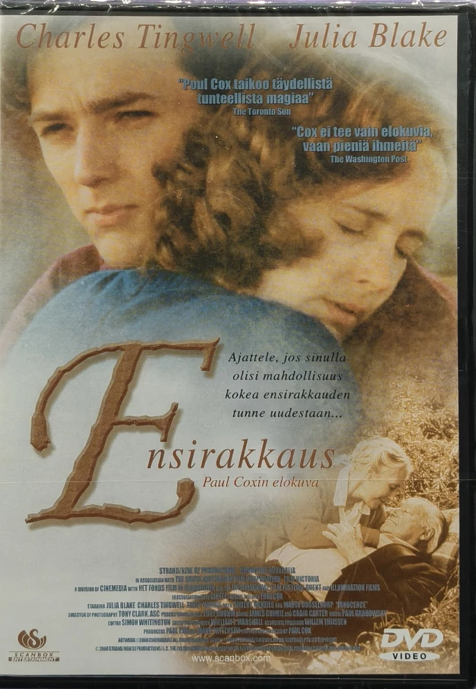 UUSI (DVD) Ensirakkaus - Innocence (2000) Julia Blake, Charles Tingwell