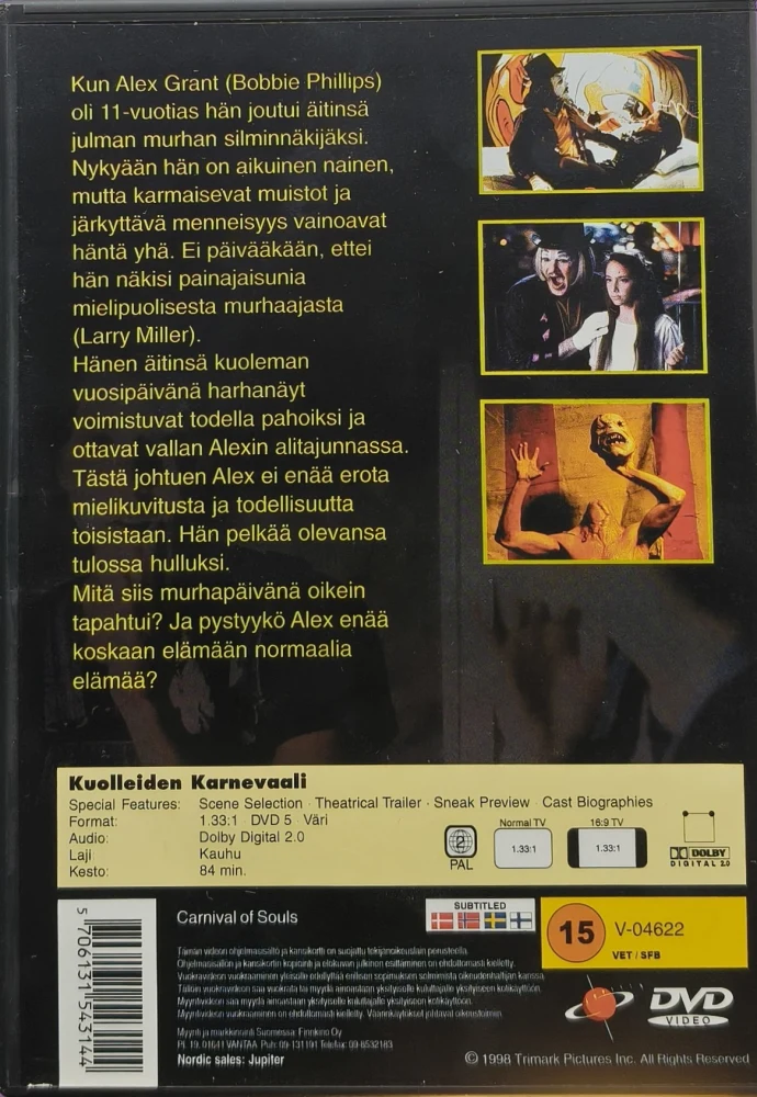 DVD) Kuolleiden karnevaali (1998) JUPITER