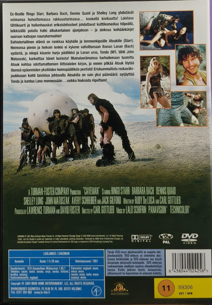 DVD) Ringo Starr: Luolamies - Caveman (1981) SUOMIKANNET