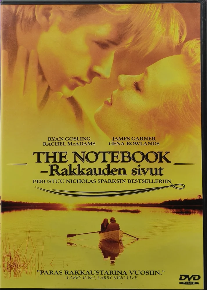 DVD)  Ryan Gosling: The Notebook - Rakkauden sivut (2004)