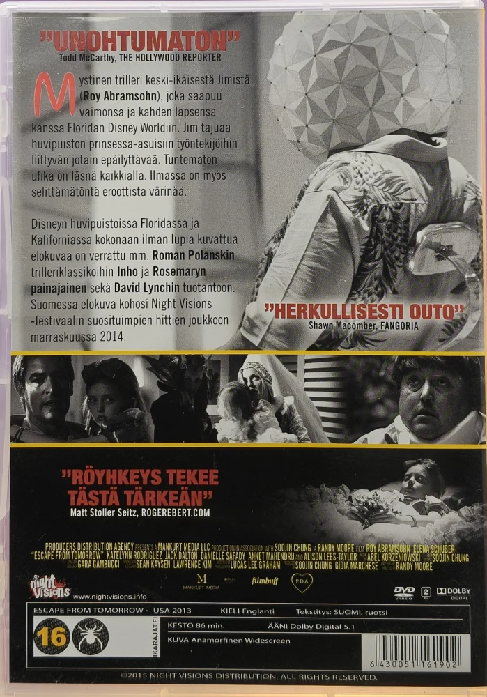 DVD) Escape from Tomorrow (2013) SUOMIKANNET