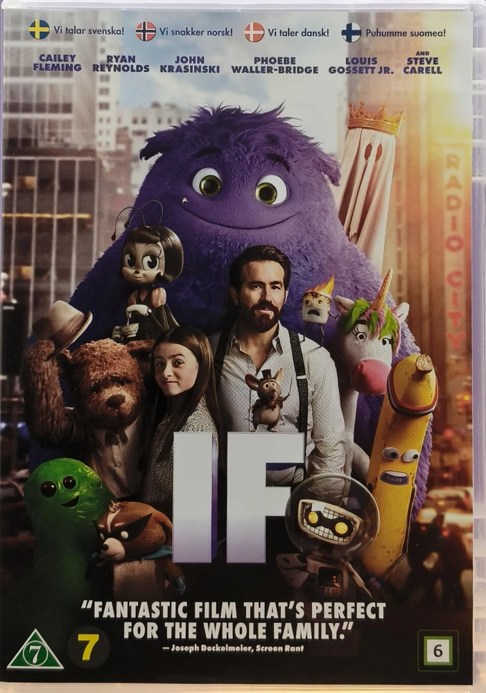 DVD) IF (imaginary friends) - Ihmeelliset frendit (2024) Ryan Reynolds