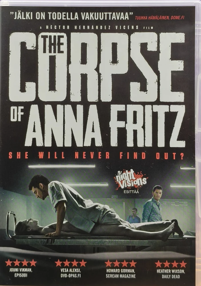 DVD) The Corpse Of Anna Fritz (2015) SUOMIKANNET
