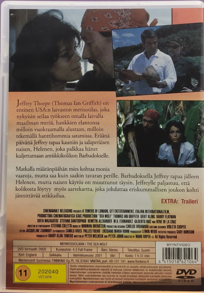 DVD) Merirosvolaiva (2001) Thomas Ian Griffith