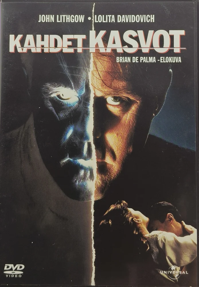 DVD) John Lithgow: Kahdet kasvot (1992) SUOMIKANNET -  Brian De Palma
