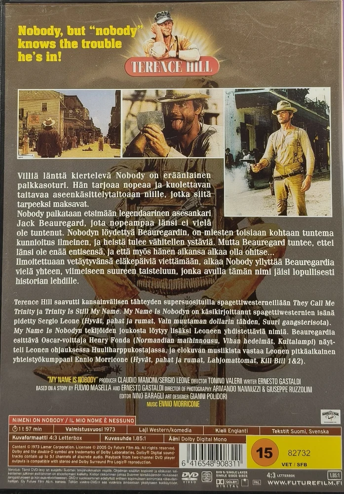 DVD) Terence Hill: Nimeni on Nobody (1974)
