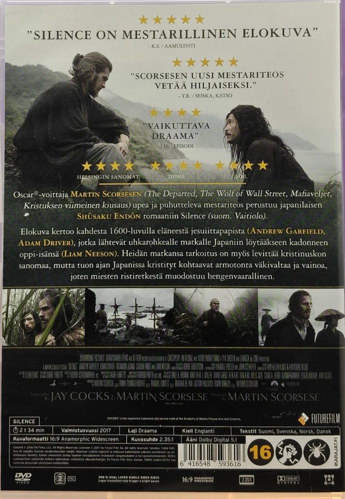DVD) Liam Neeson: Silence (2017) O: Martin Scorsese