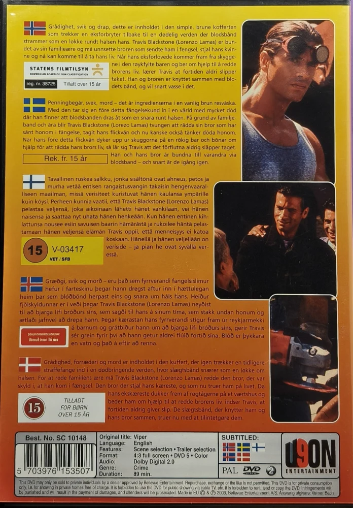 DVD) Lorenzo Lamas: Viper (1994)