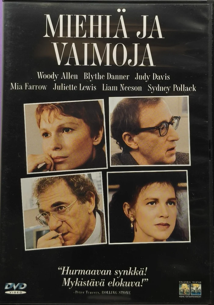 DVD) Woody Allen: Miehiä ja vaimoja (1992) SUOMIKANNET