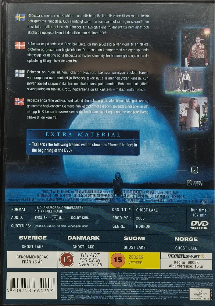 DVD) Ghost Lake (2005) SUOMITEKSTIT