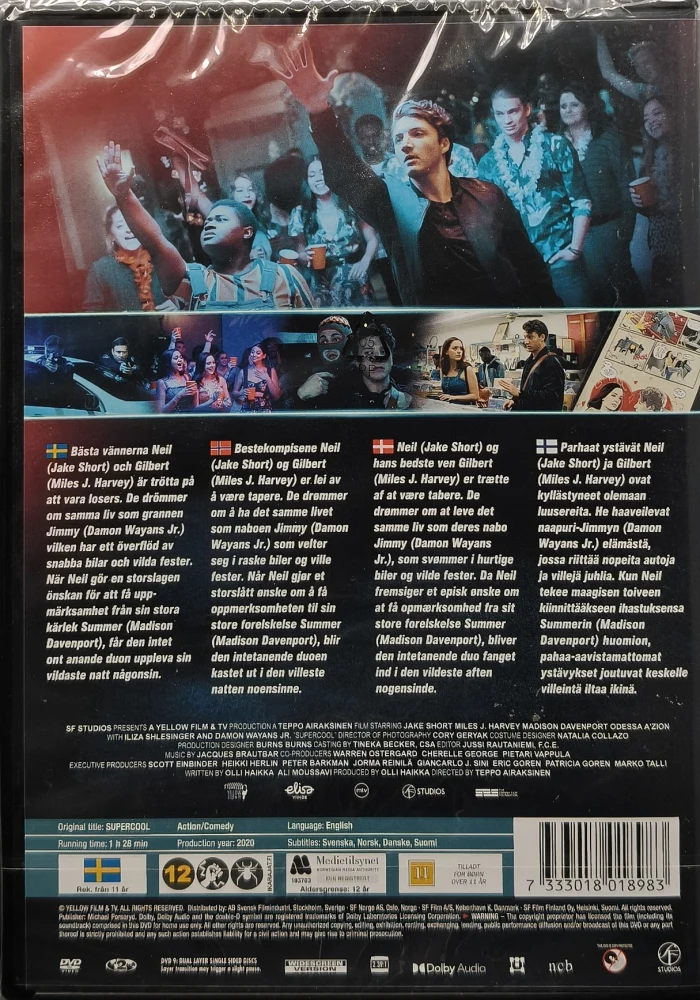 UUSI (DVD) Supercool - Super Cool (2021)
