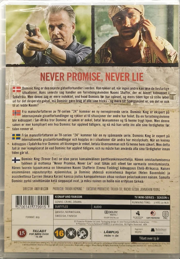 UUSI (DVD) Kidnap and Ransom (2011) MINISARJA