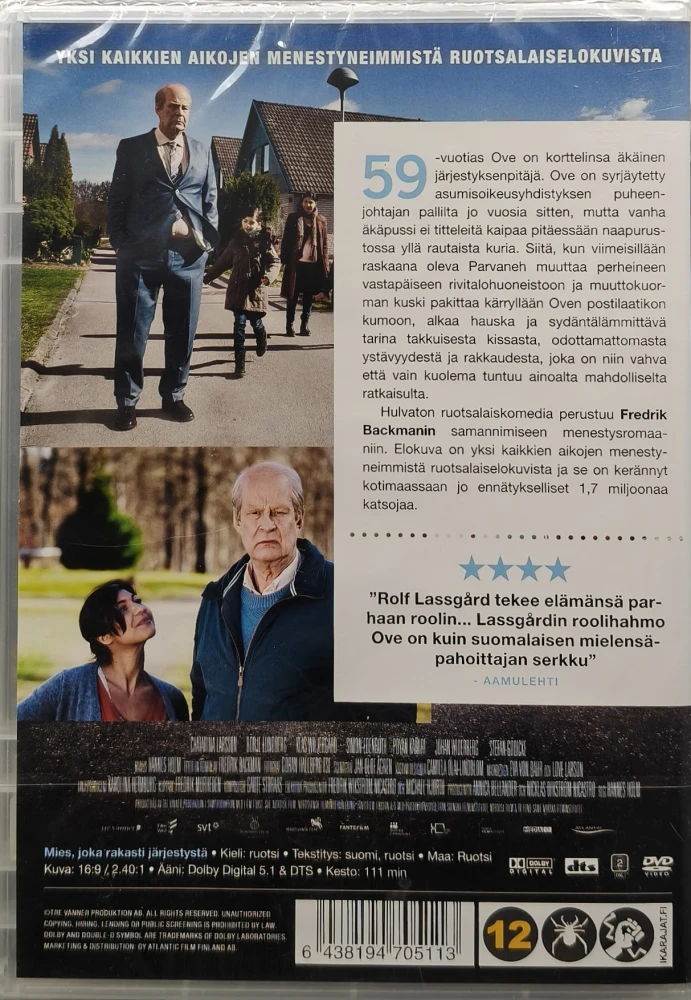 UUSI (DVD) Rolf Lassgård: Mies, joka rakasti järjestystä (2015)