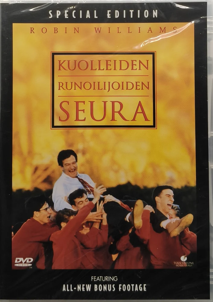 UUSI (DVD) Robin Williams: Kuolleiden Runoilijoiden Seura (1989)