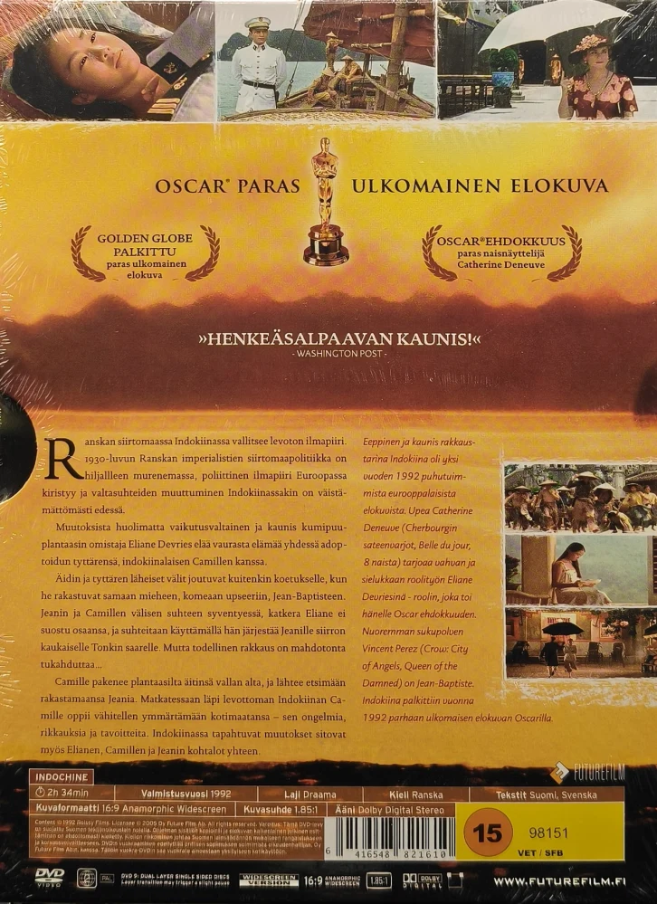 UUSI (DVD) Indokiina - Indochine (1992) SUOMIKANNET