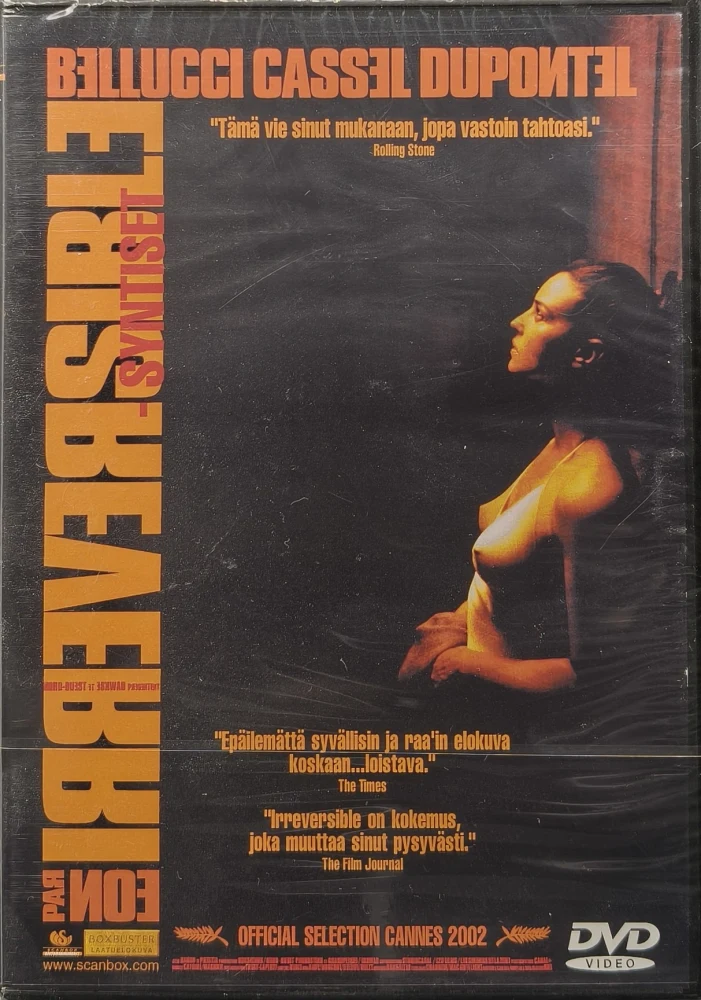 UUSI! (DVD) Monica Bellucci: Irreversible - syntiset (2002) SUOMIKANNET