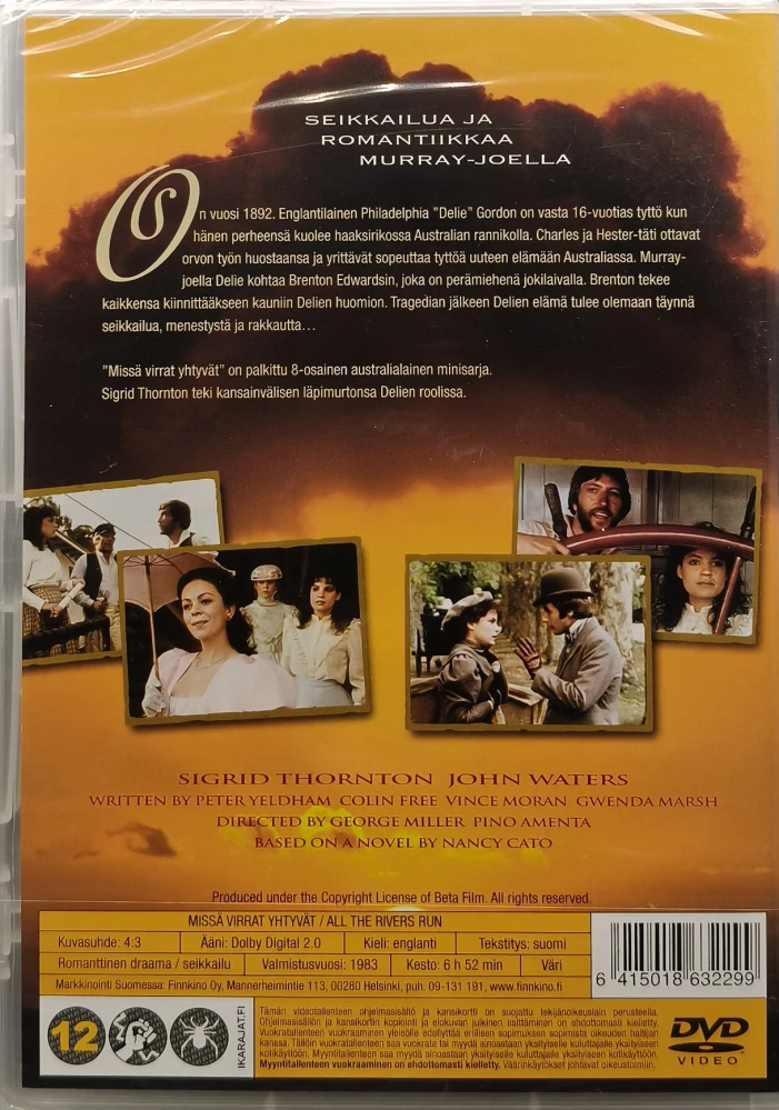 UUSI (2 DVD) Missä Virrat Yhtyvät - All the Rivers Run (1983)
