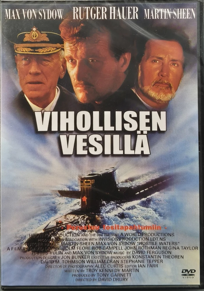 UUSI (DVD) Rutger Hauer: Vihollisen Vesillä (1997)