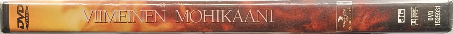 UUSI (DVD) Viimeinen Mohikaani (1992) SUOMIKANNET