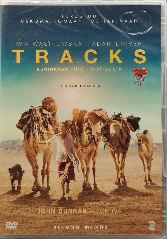 UUSI (DVD) Mia Wasikowska: Tracks (2013) SUOMIKANNET