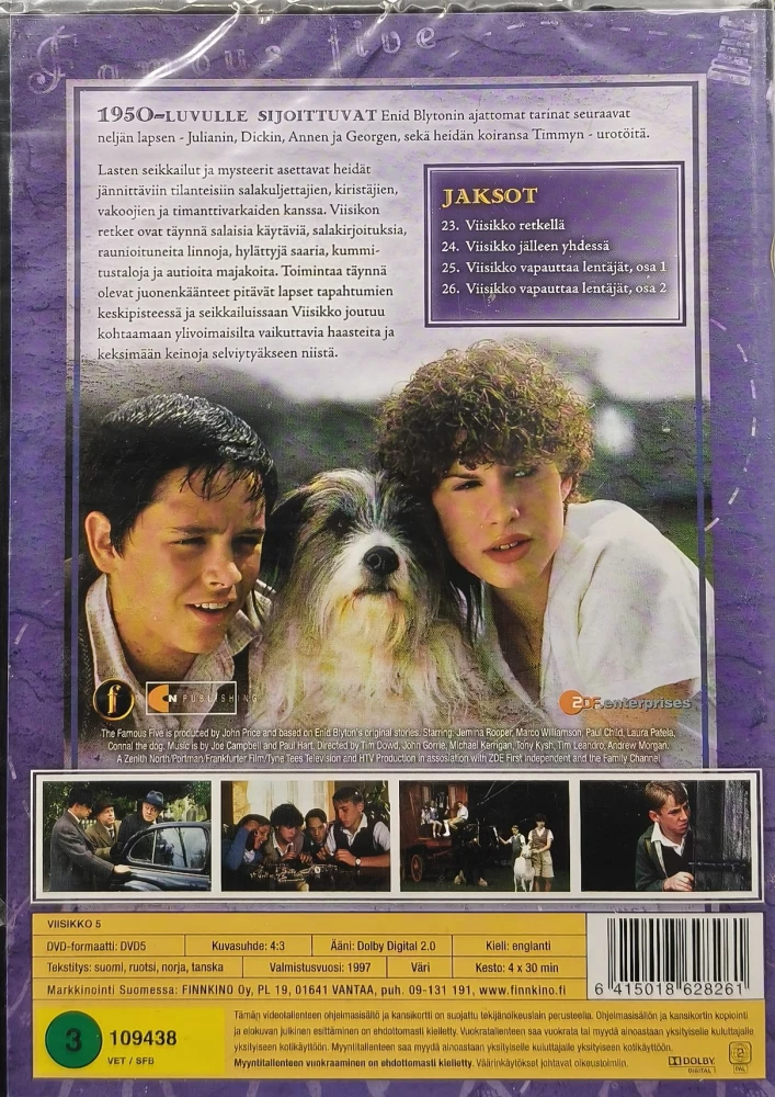 UUSI (DVD) Viisikko 5 - Jaksot 23-26 (1997)